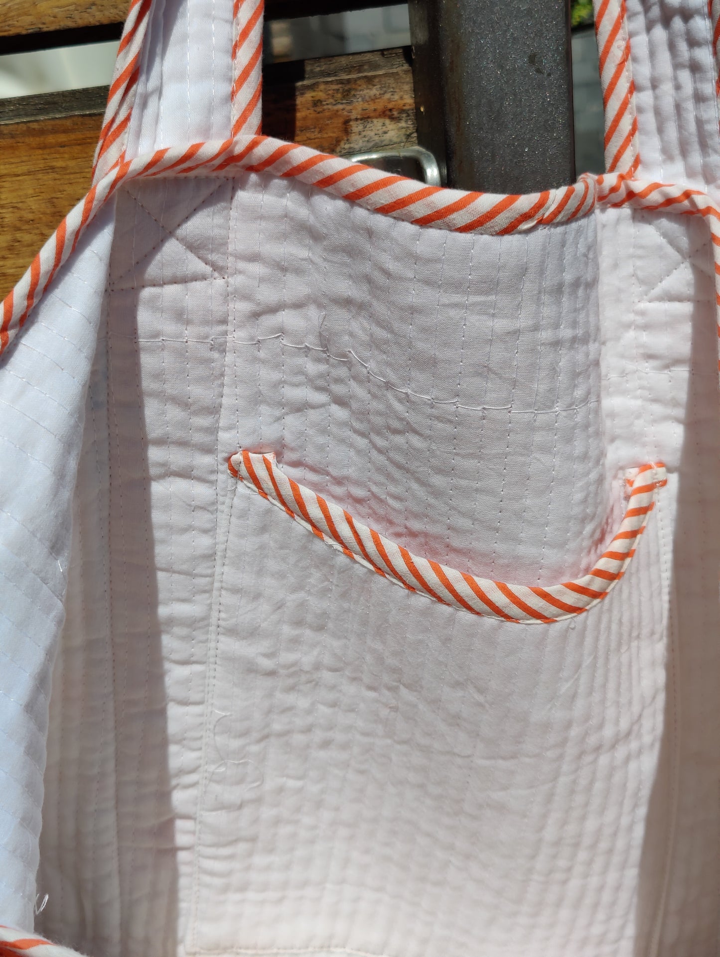Block Print quilted bags