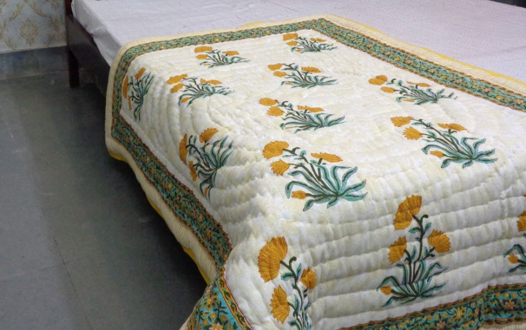 Block Print Quilts (Medidas: 100 x 140 cms)