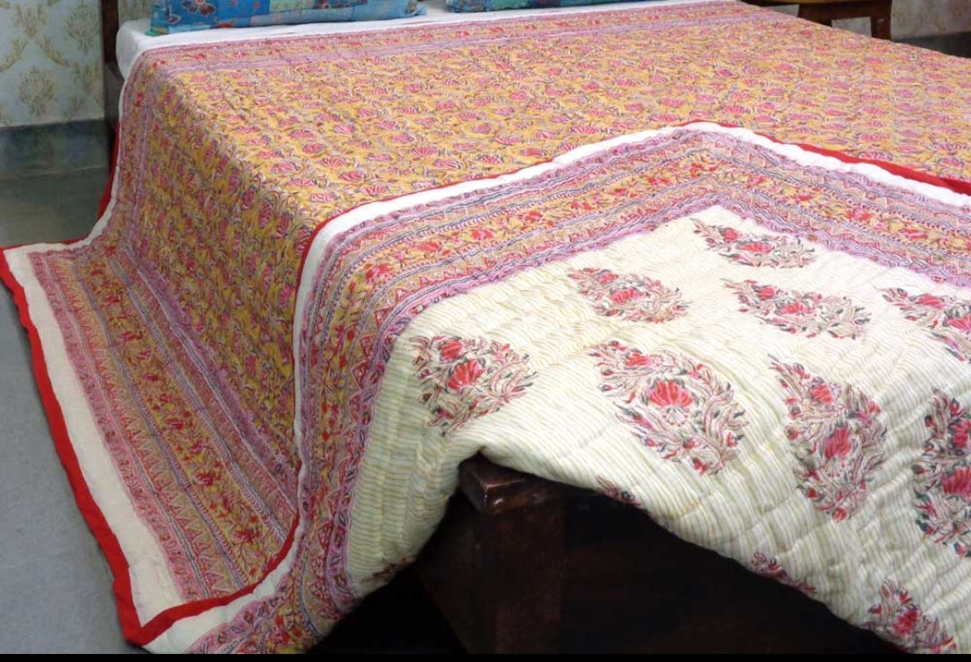 Block Print Quilts (Medidas: 210 x 265 cms)