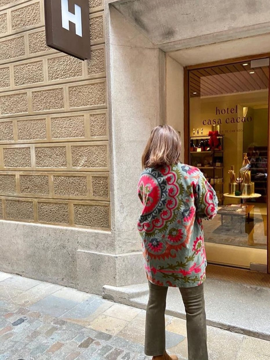Velvet Kimono Short