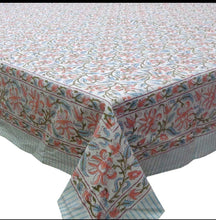 Load image into Gallery viewer, Block Print Table Cloth (150 cms X 150 cms. 4 comensales)
