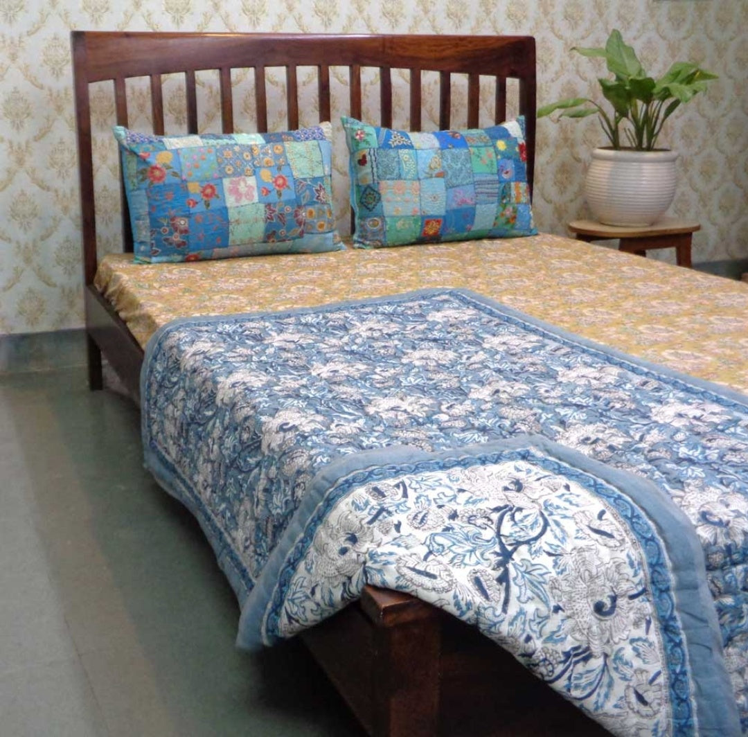 Block Print Quilts(Medidas: 100 x 140 cms)
