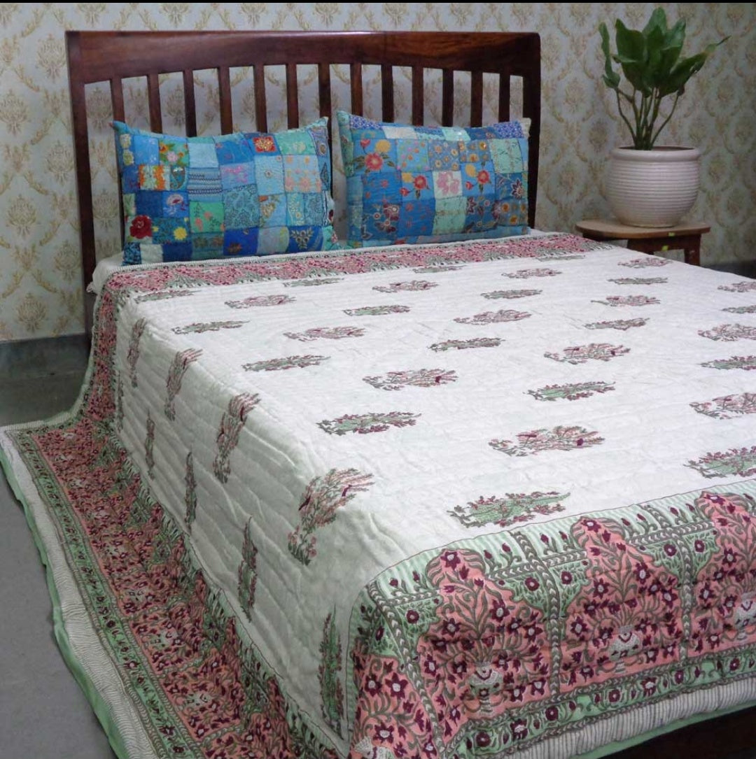 Block Print Quilts (Medidas: 210 x 265 cms)
