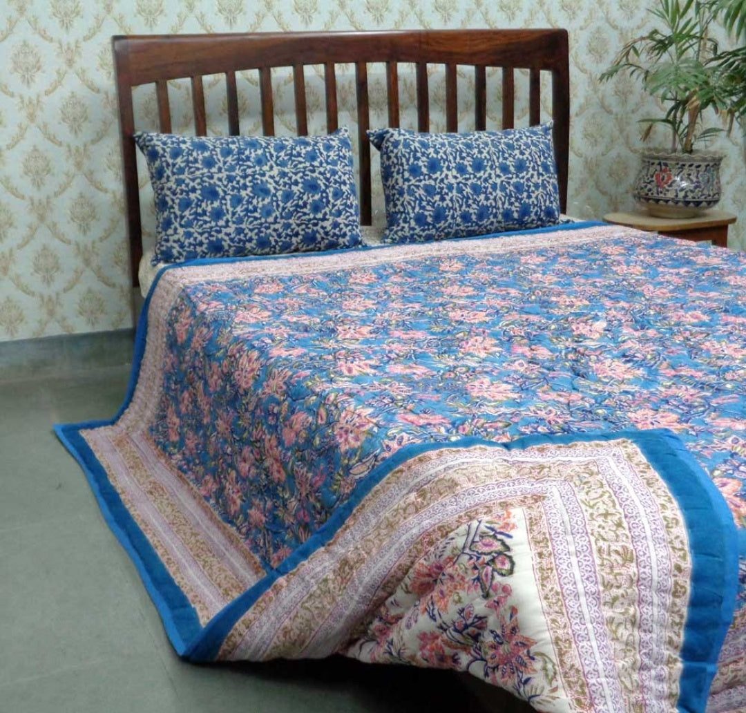 Block Print Quilts (Medidas: 210 x 265 cms)