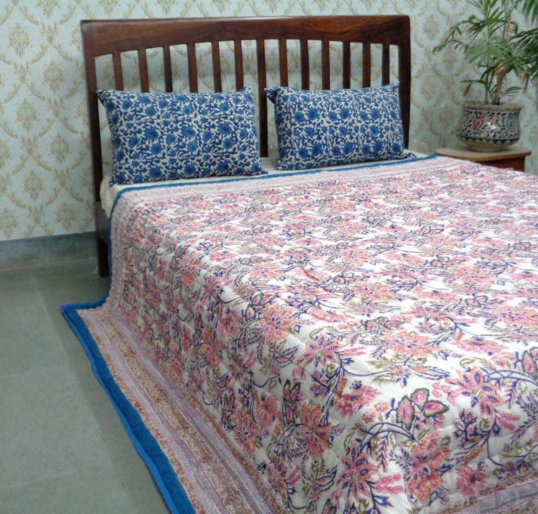 Block Print Quilts (Medidas: 210 x 265 cms)