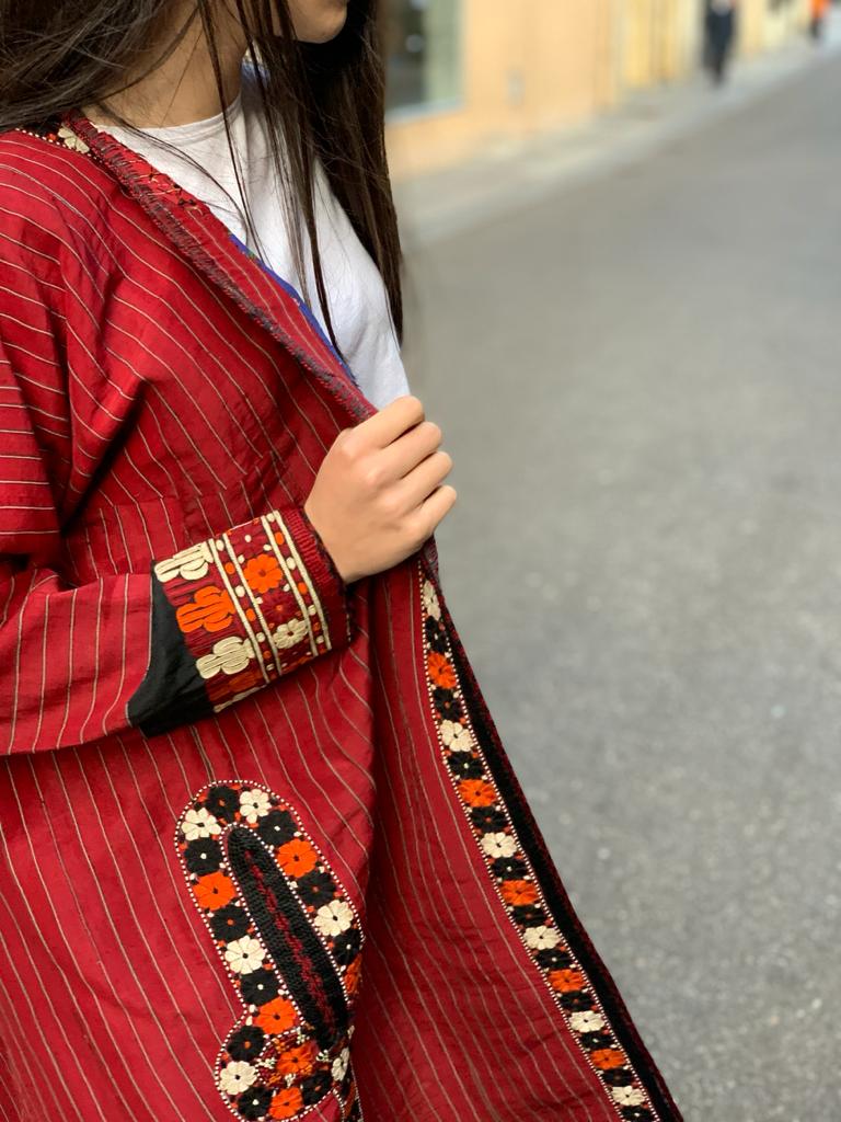 Vintage Turkish Red Coat - Sanjanaandme