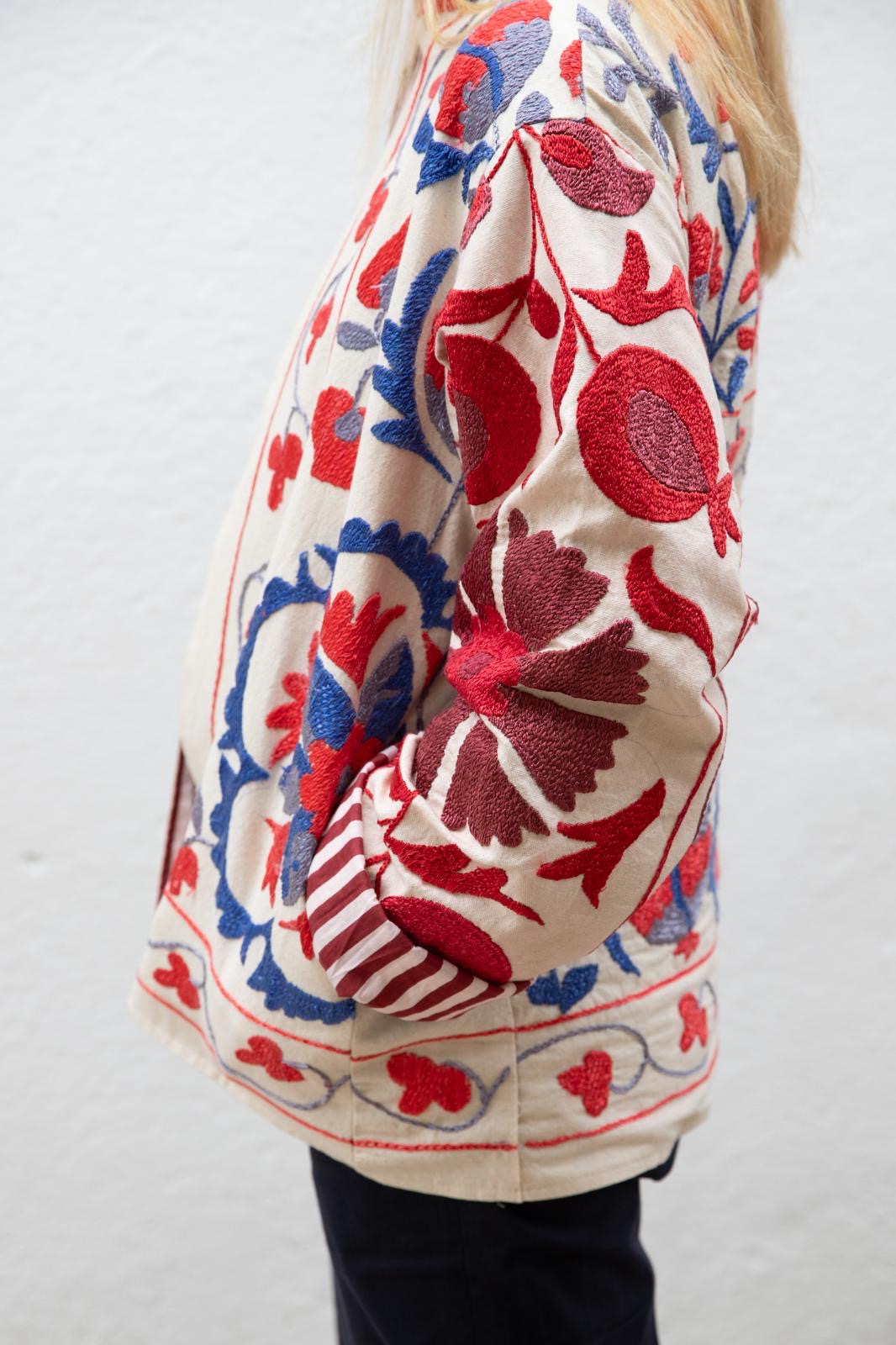 Short Suzani jacket