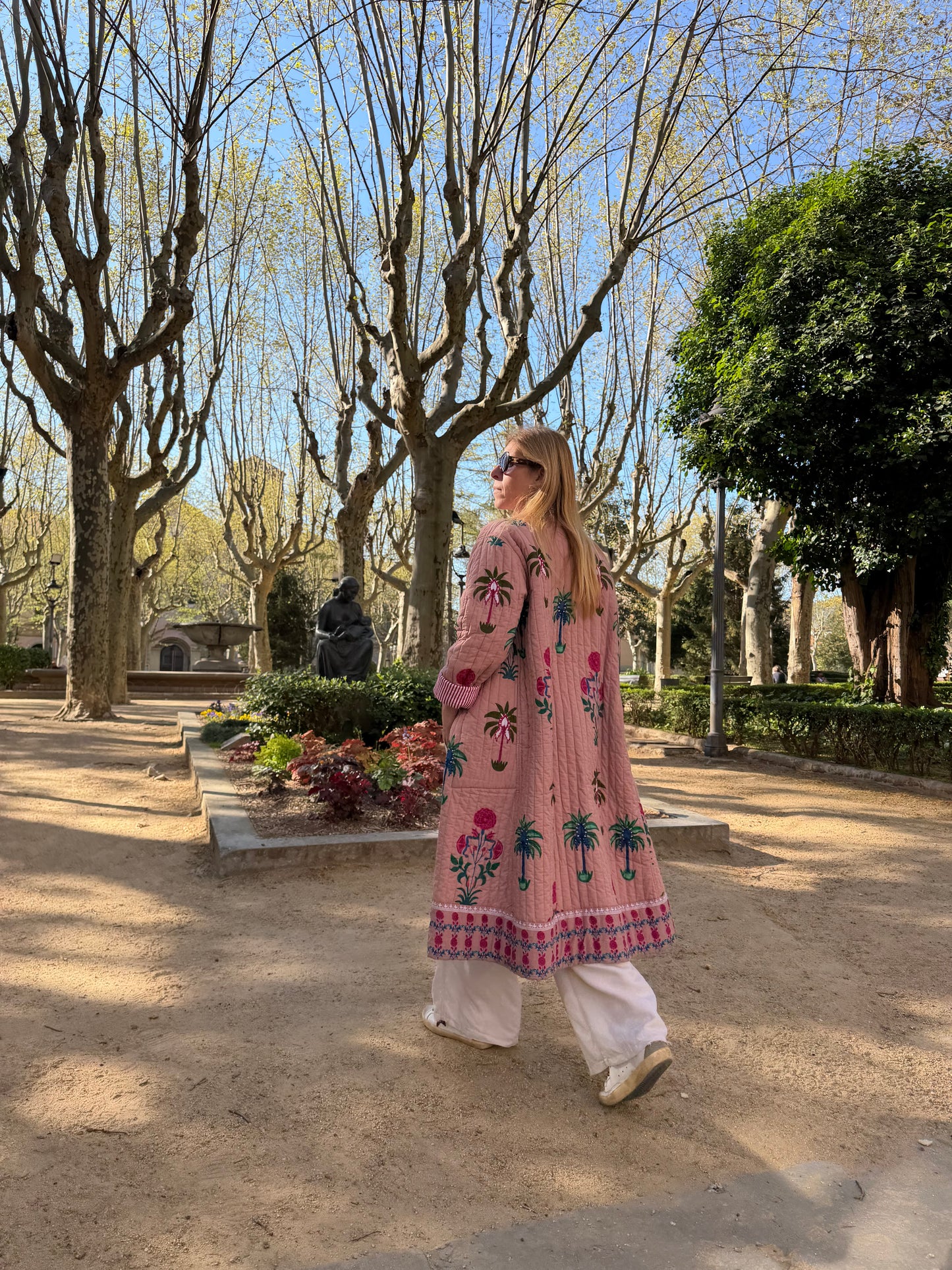 Quilted Palm Tree Jacket