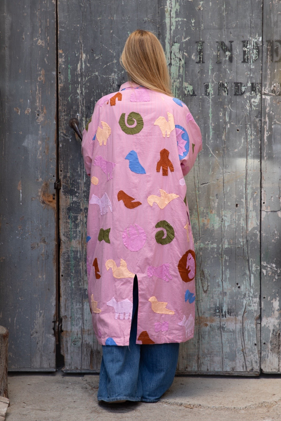 Amal light pink jacket