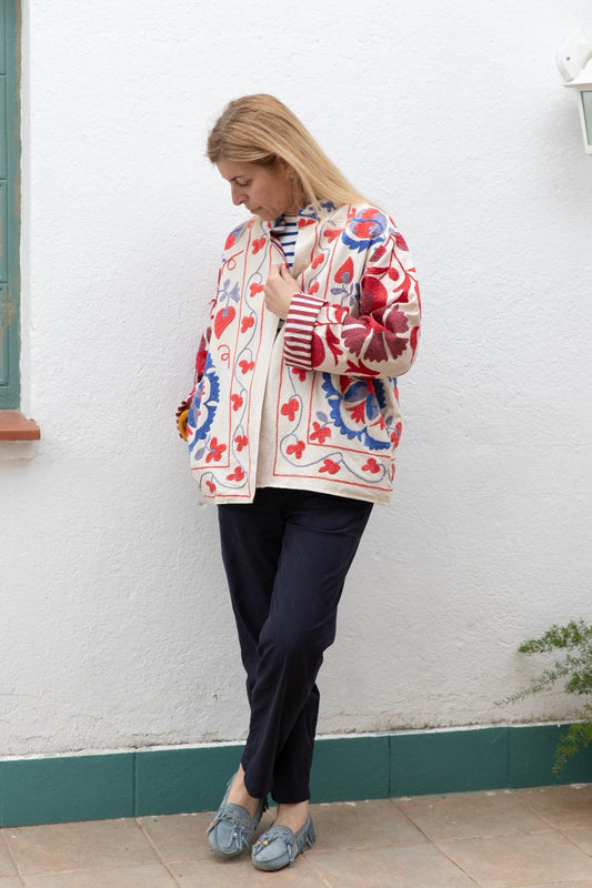 Short Suzani jacket