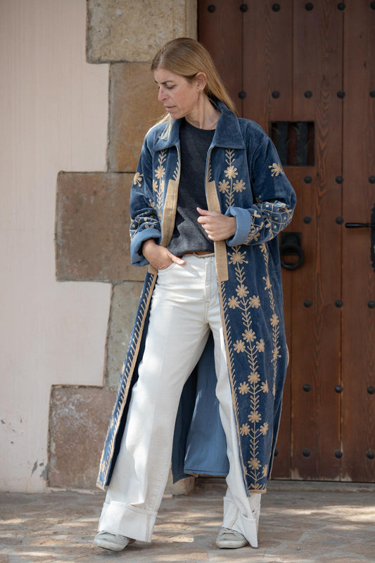Velvet Embroidered Jacket