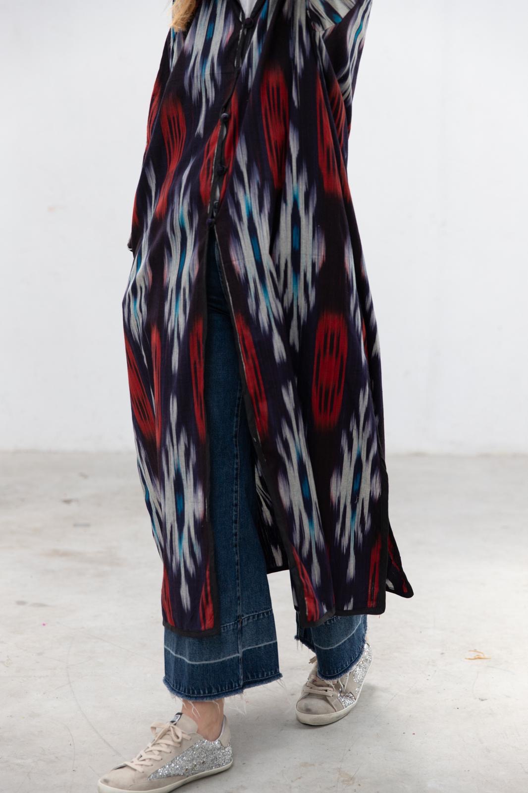Ikat Long Jacket
