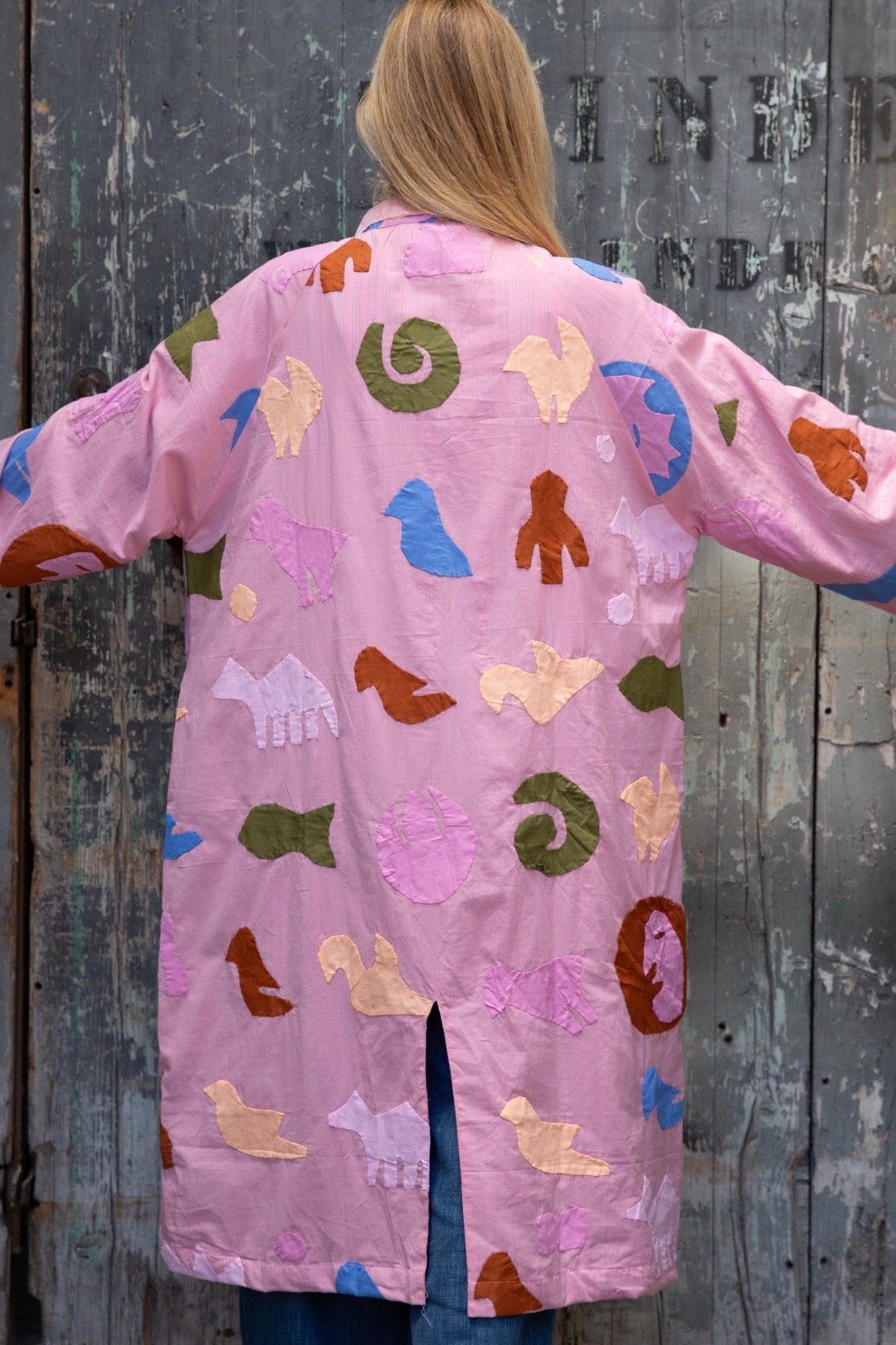 Amal light pink jacket