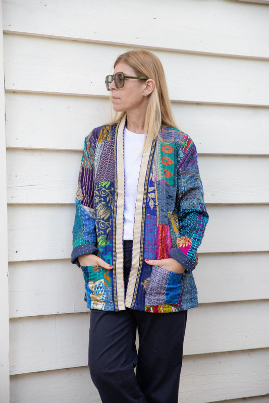 Old Kantha Patchwork Jacket