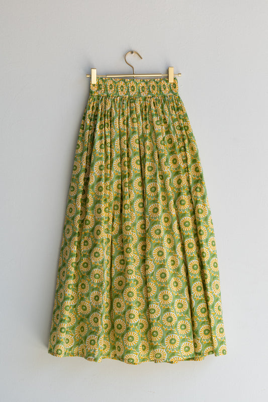 Bloom Green Skirt