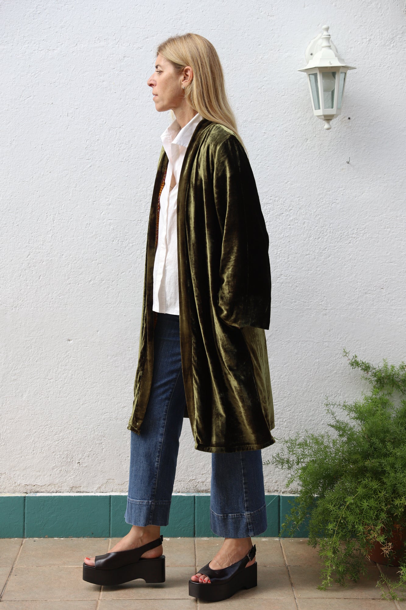 Silk velvet Jacket