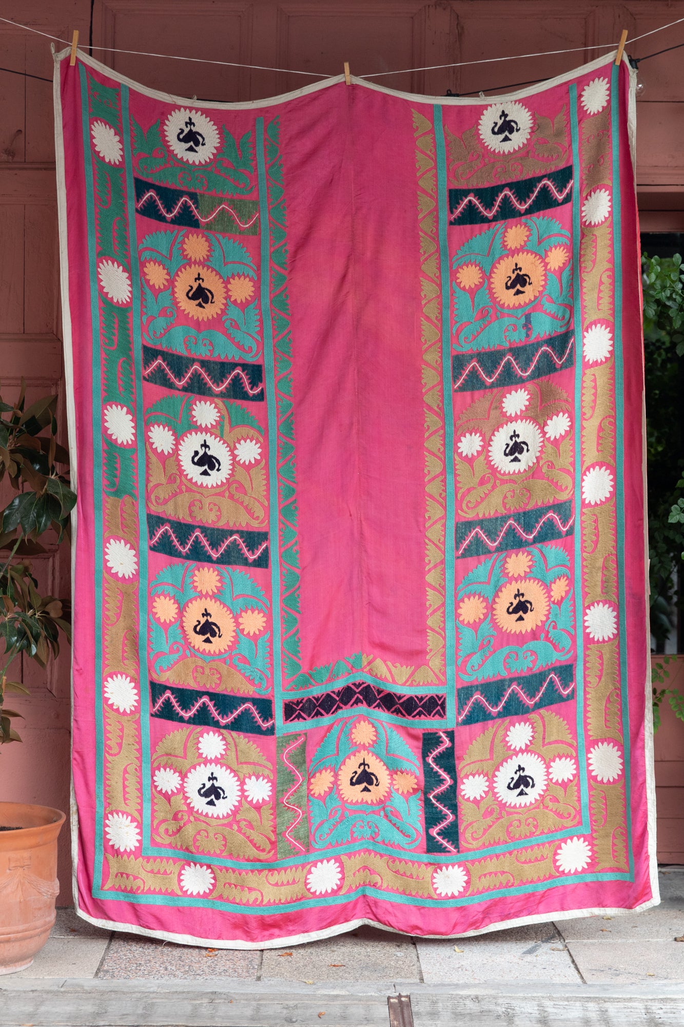 Vintage Suzani Quilt