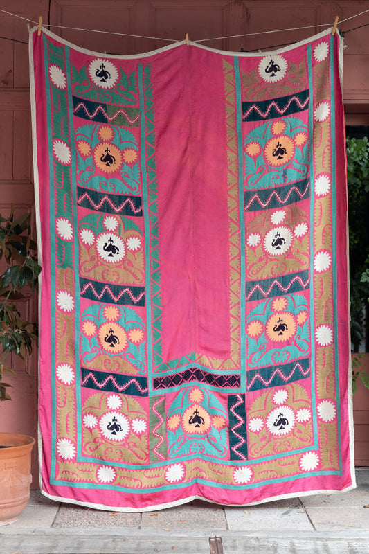 Vintage Suzani Quilt