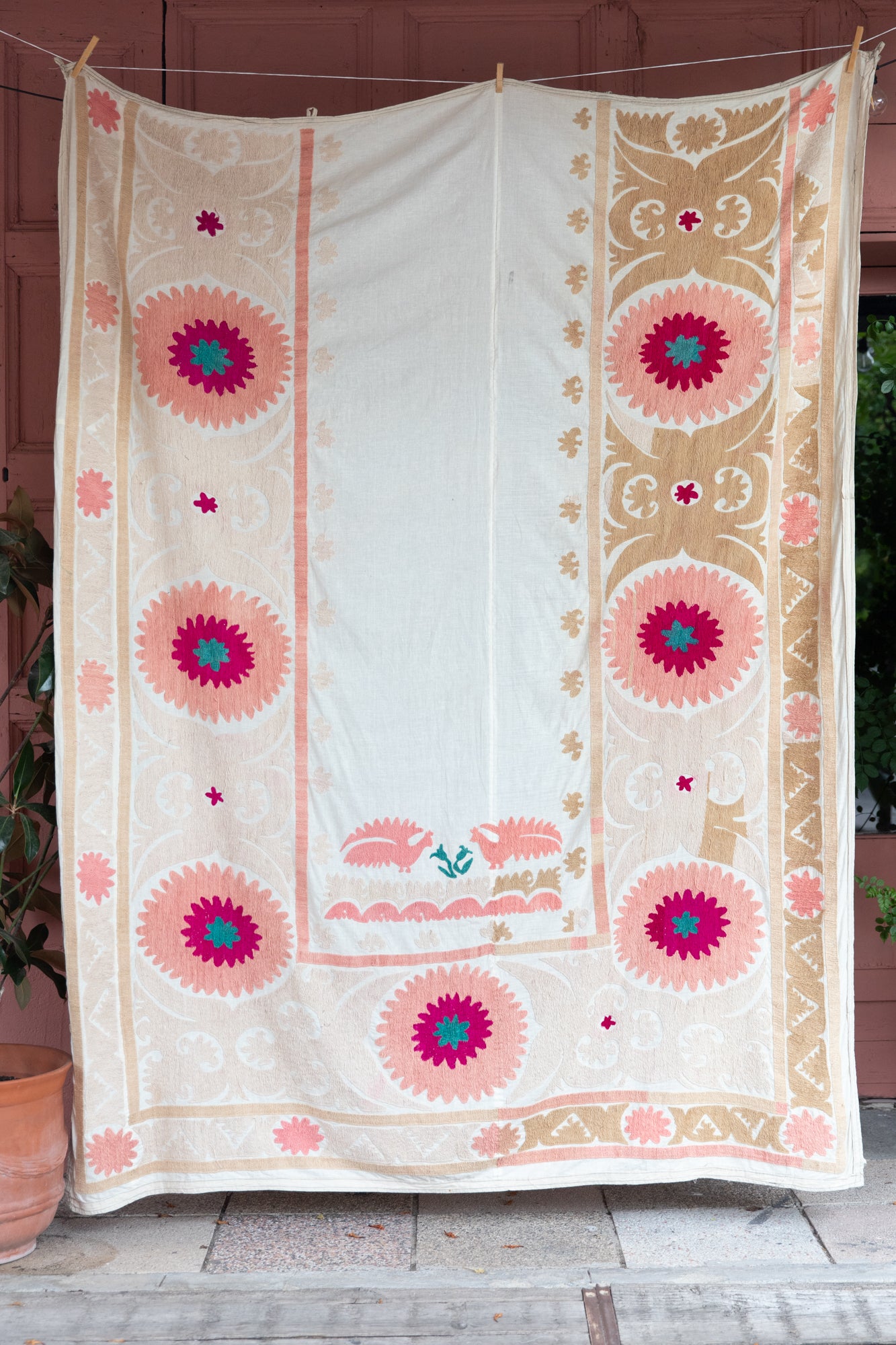 Vintage Suzani Quilt