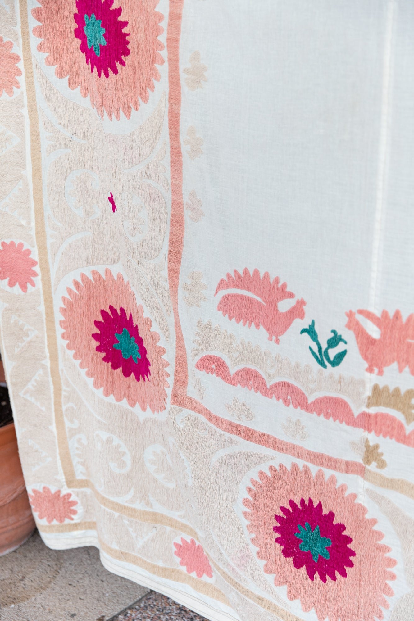 Vintage Suzani Quilt