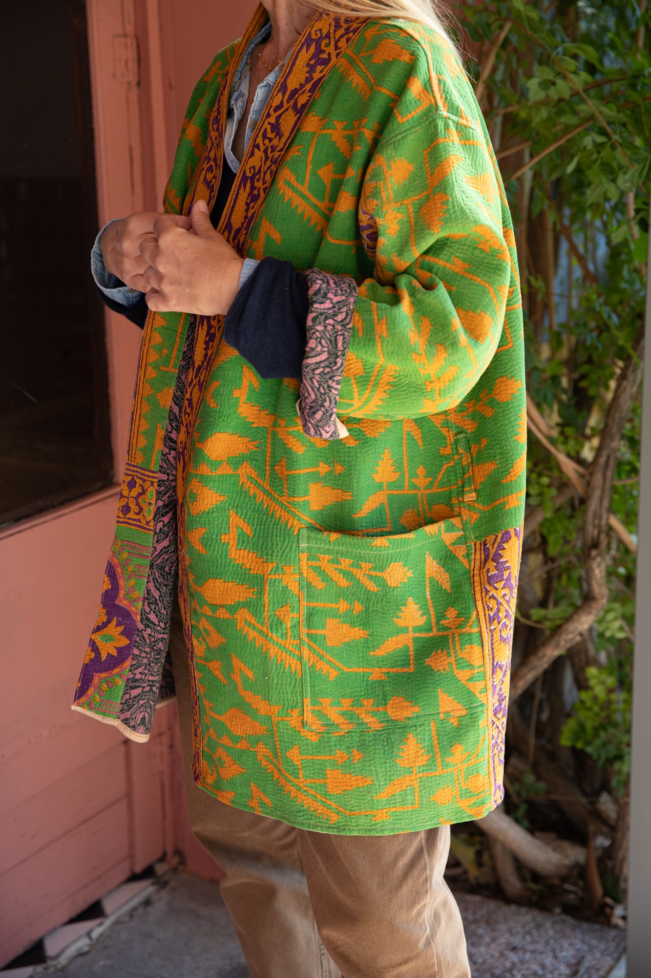 Reversible old Kantha