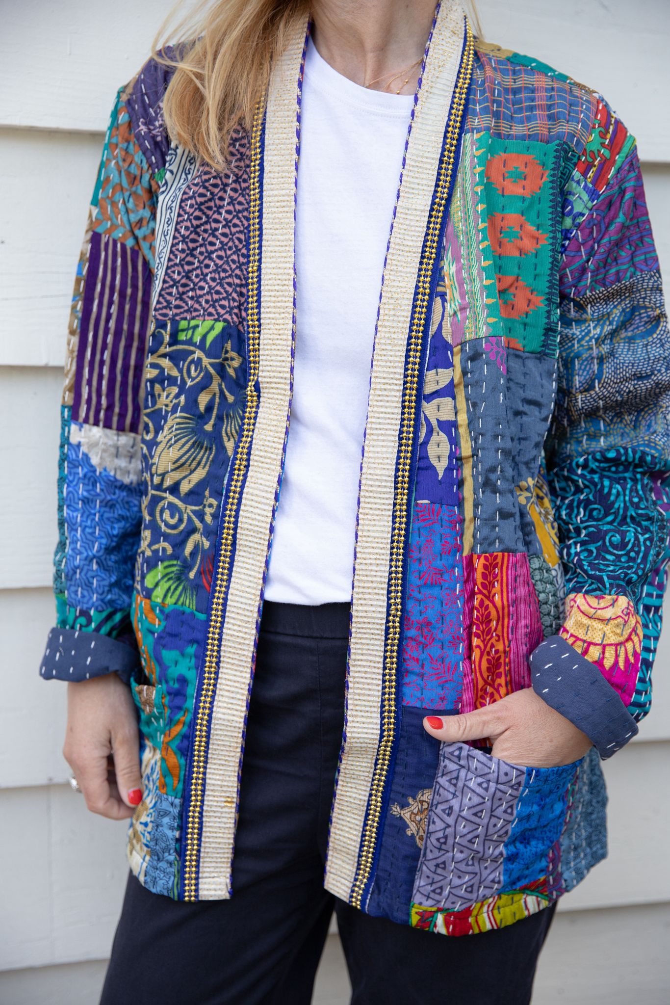 Old Kantha Patchwork Jacket