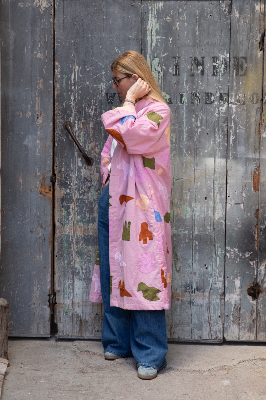 Amal light pink jacket