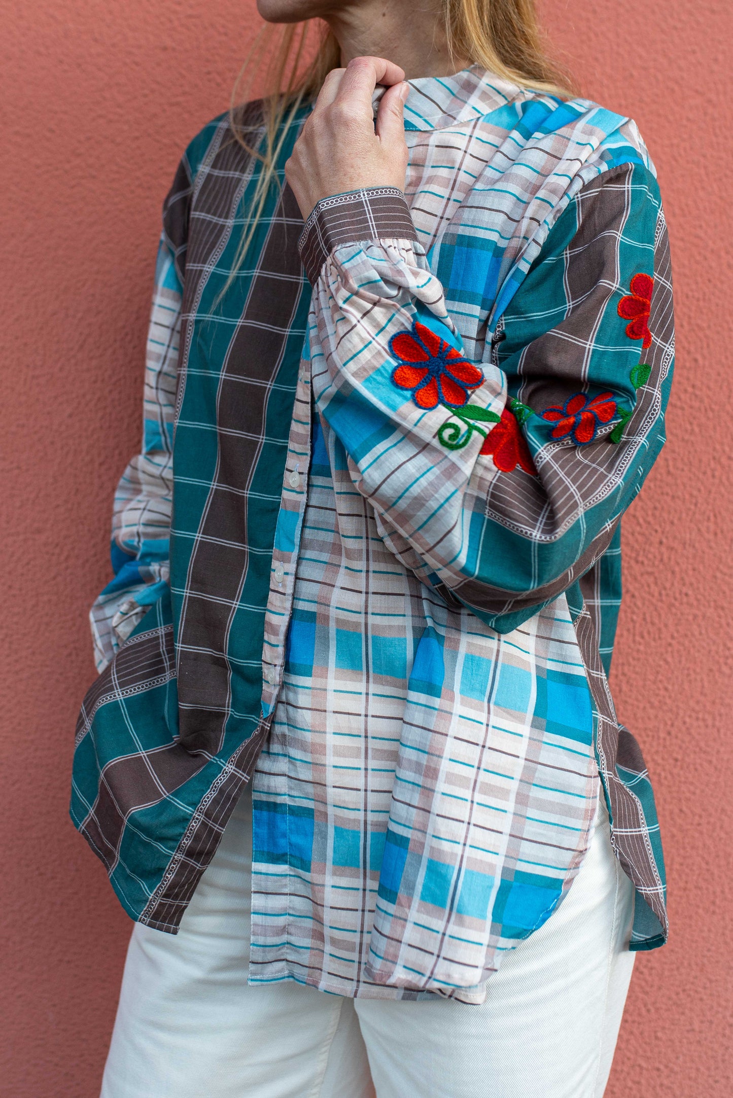 Cotton Embroidered Shirt