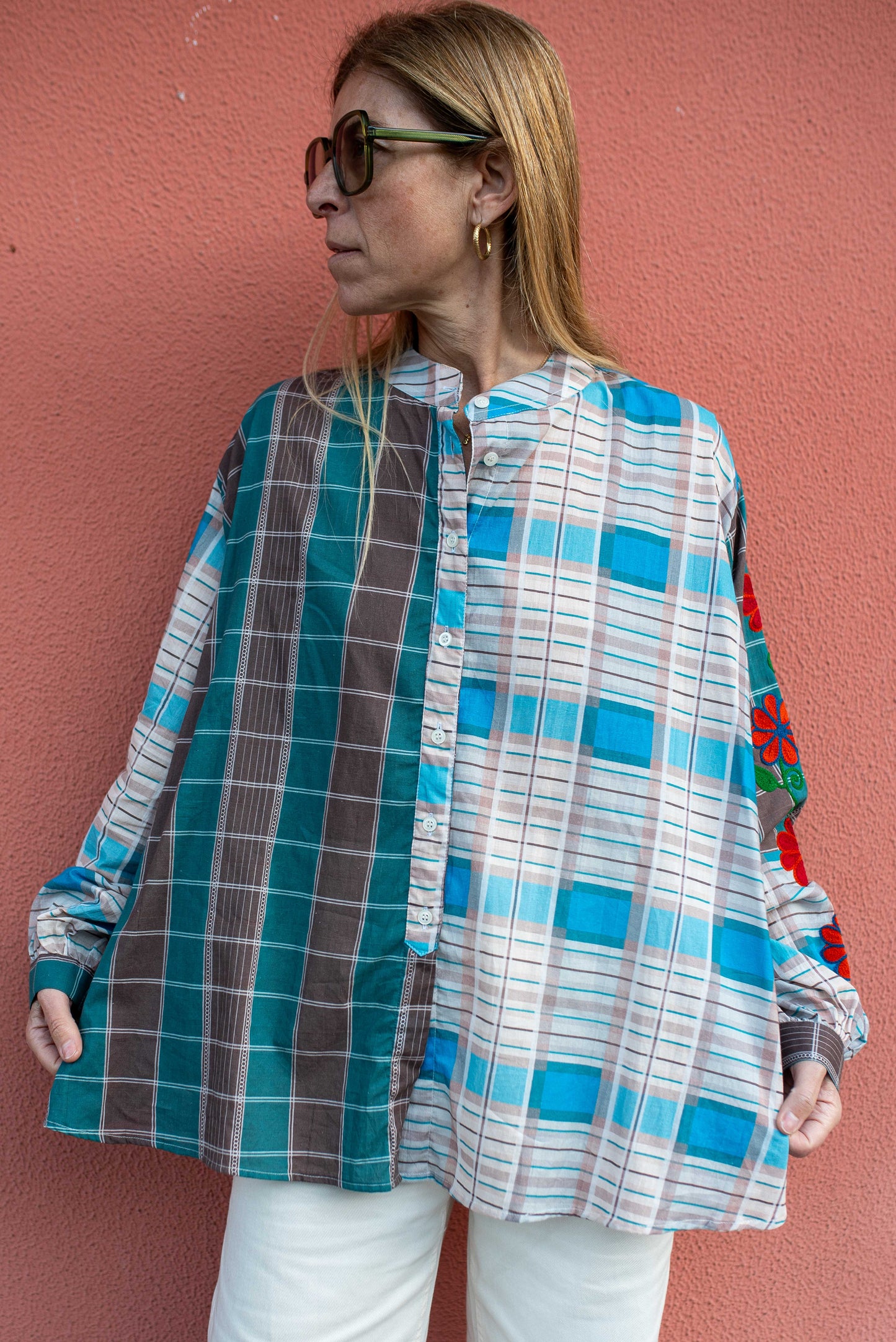 Cotton Embroidered Shirt