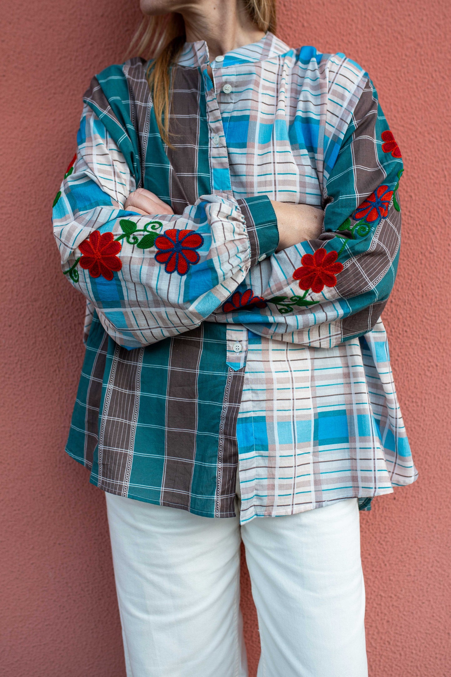 Cotton Embroidered Shirt
