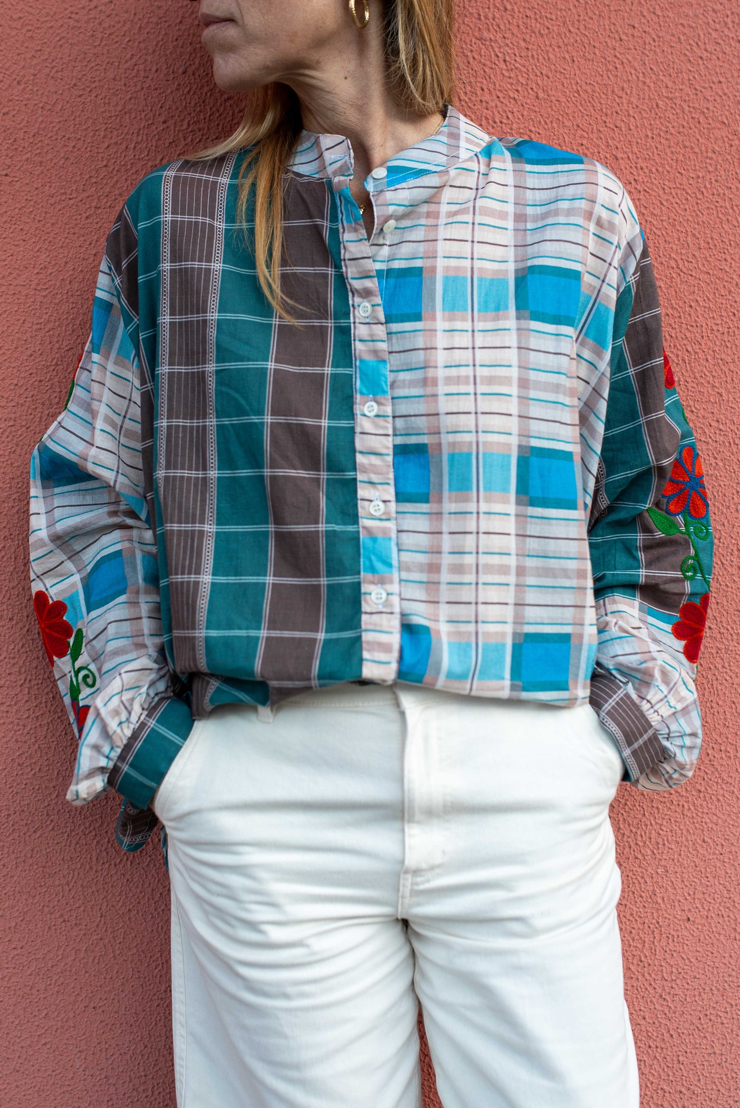 Cotton Embroidered Shirt