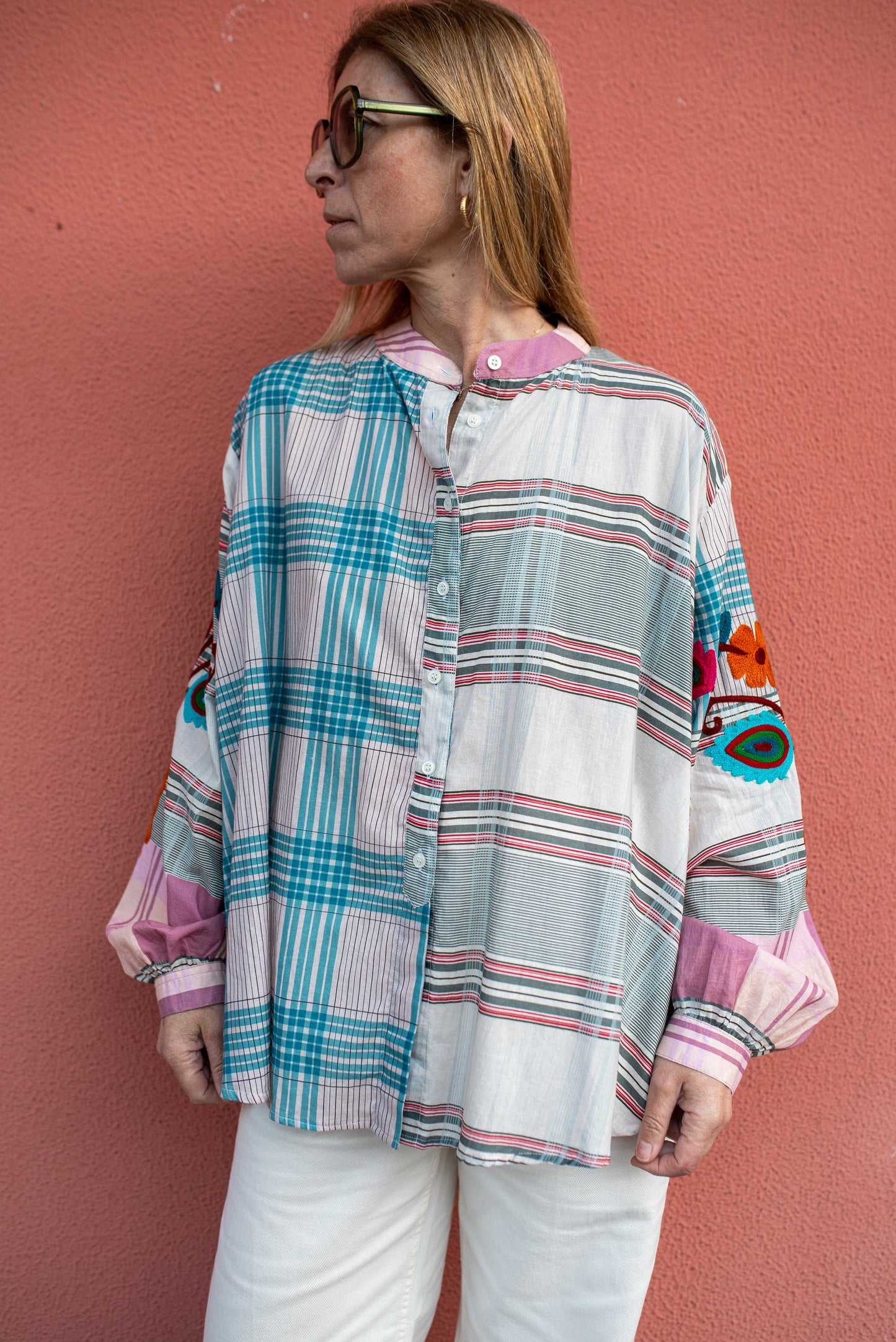 Cotton Embroidered Shirt
