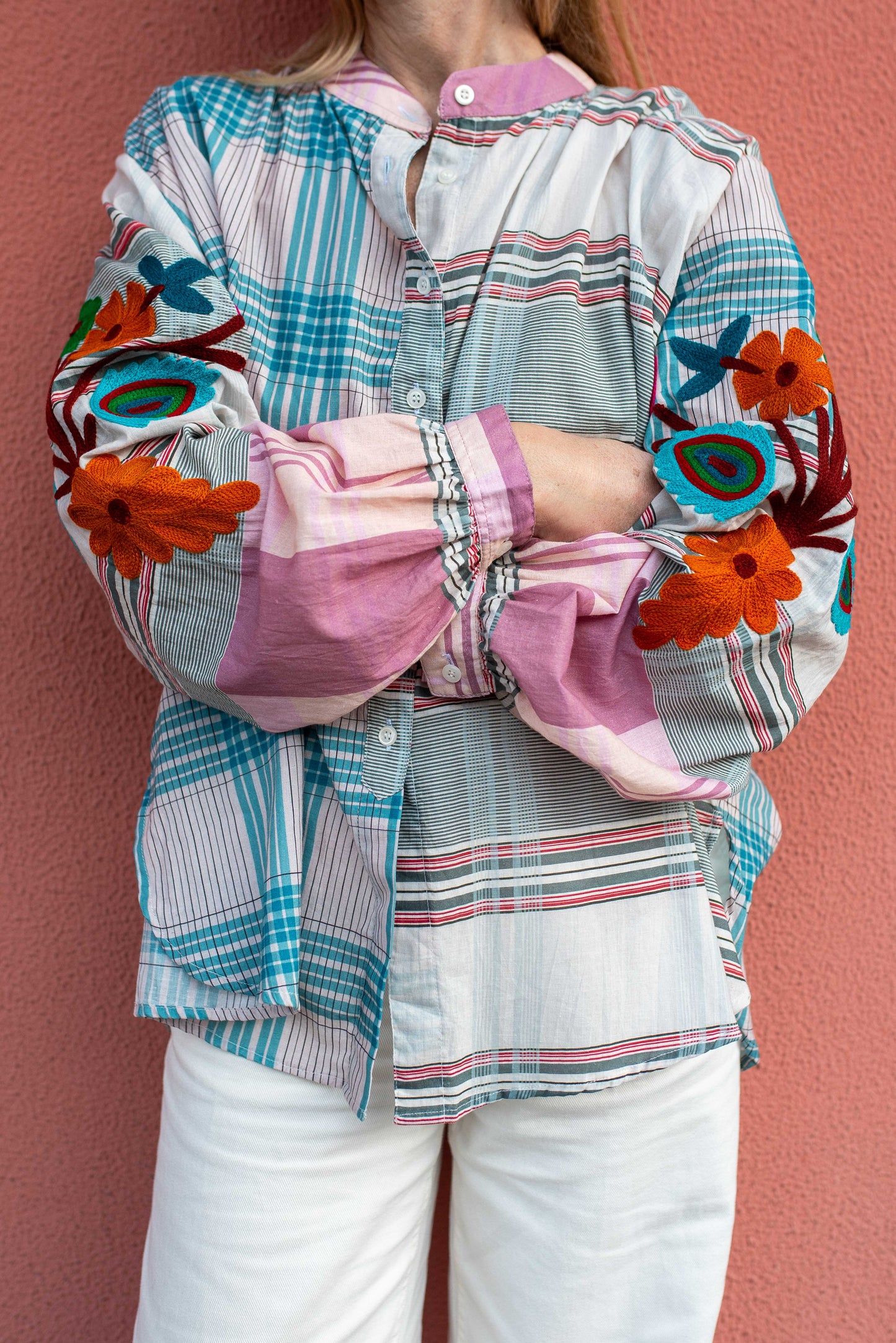 Cotton Embroidered Shirt