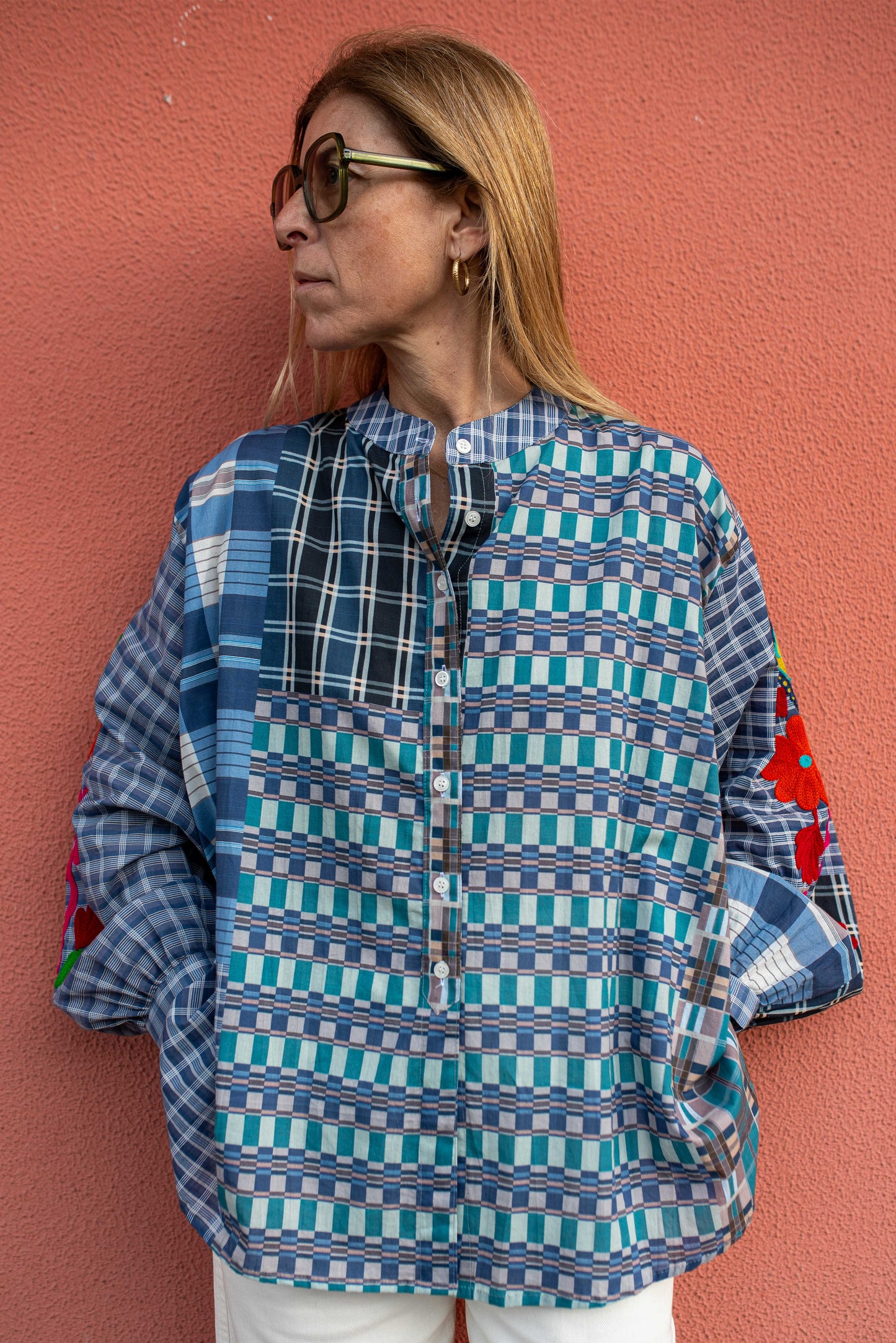 Cotton Embroidered Shirt