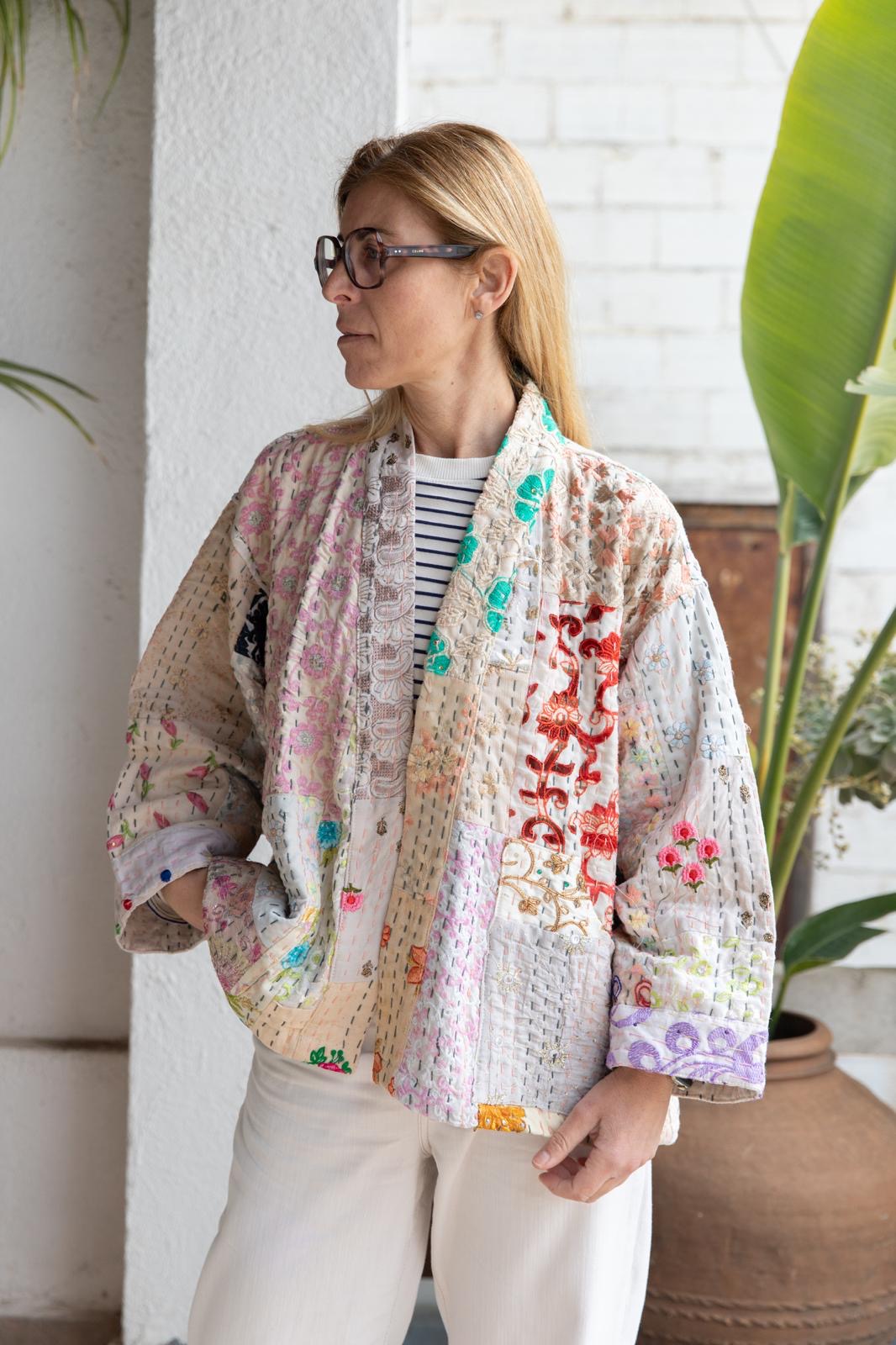 Old Kantha Patchwork Jacket
