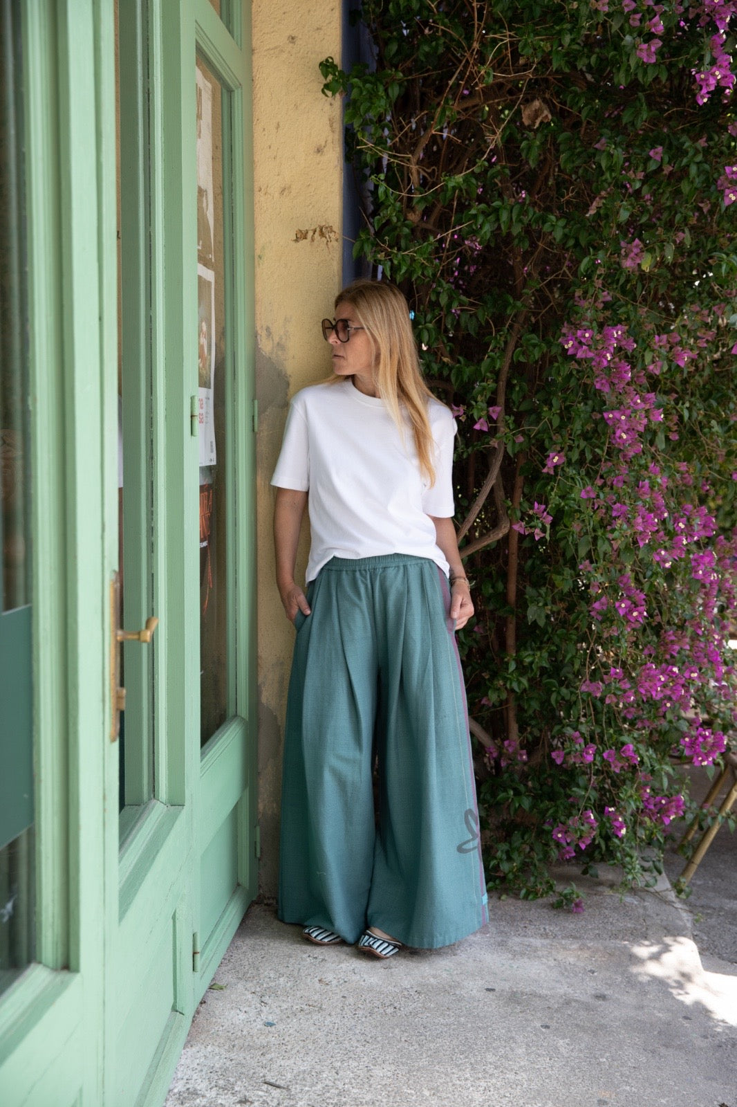 Green pants