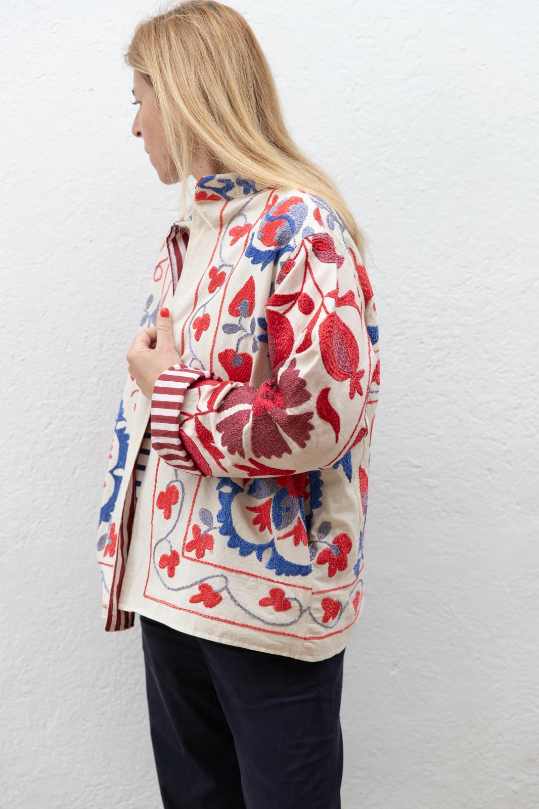 Short Suzani jacket