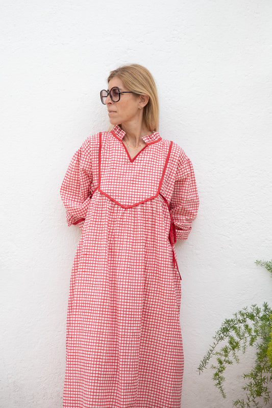 Vestido Vichy Rojo