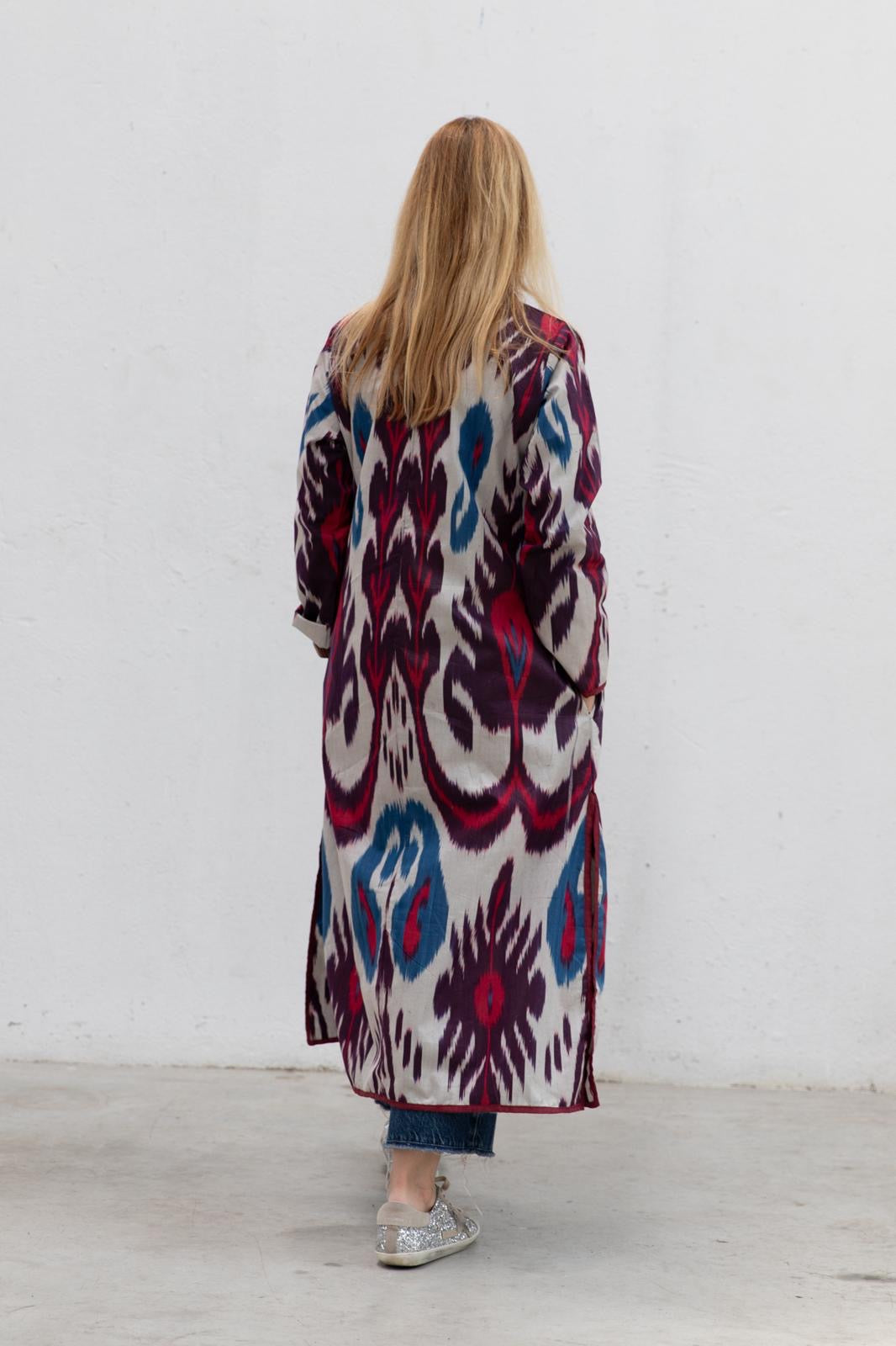 Ikat Long Jacket