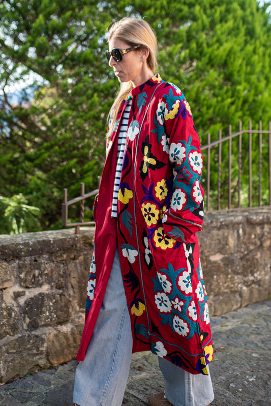 Long Suzani Jacket