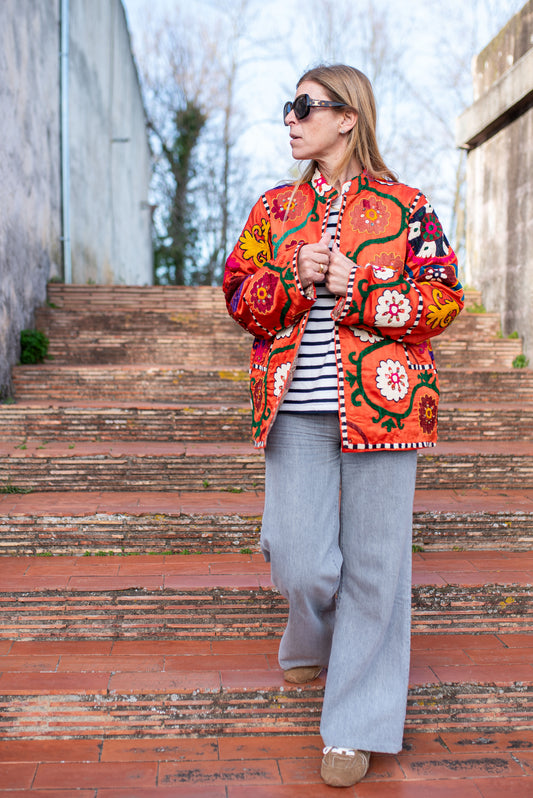 Short Suzani Jacket