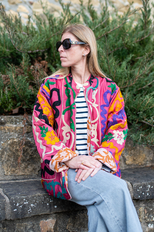Short Suzani jacket