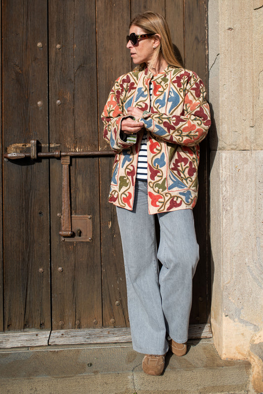 Short Suzani jacket