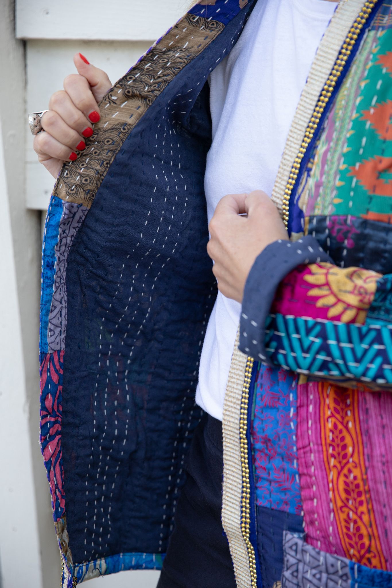 Old Kantha Patchwork Jacket