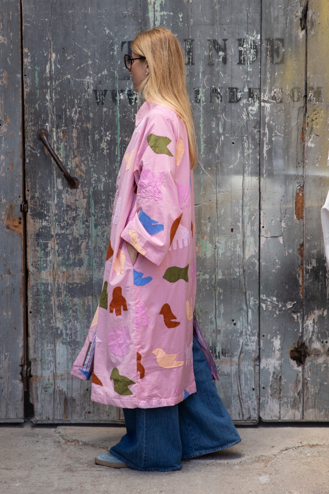 Amal light pink jacket