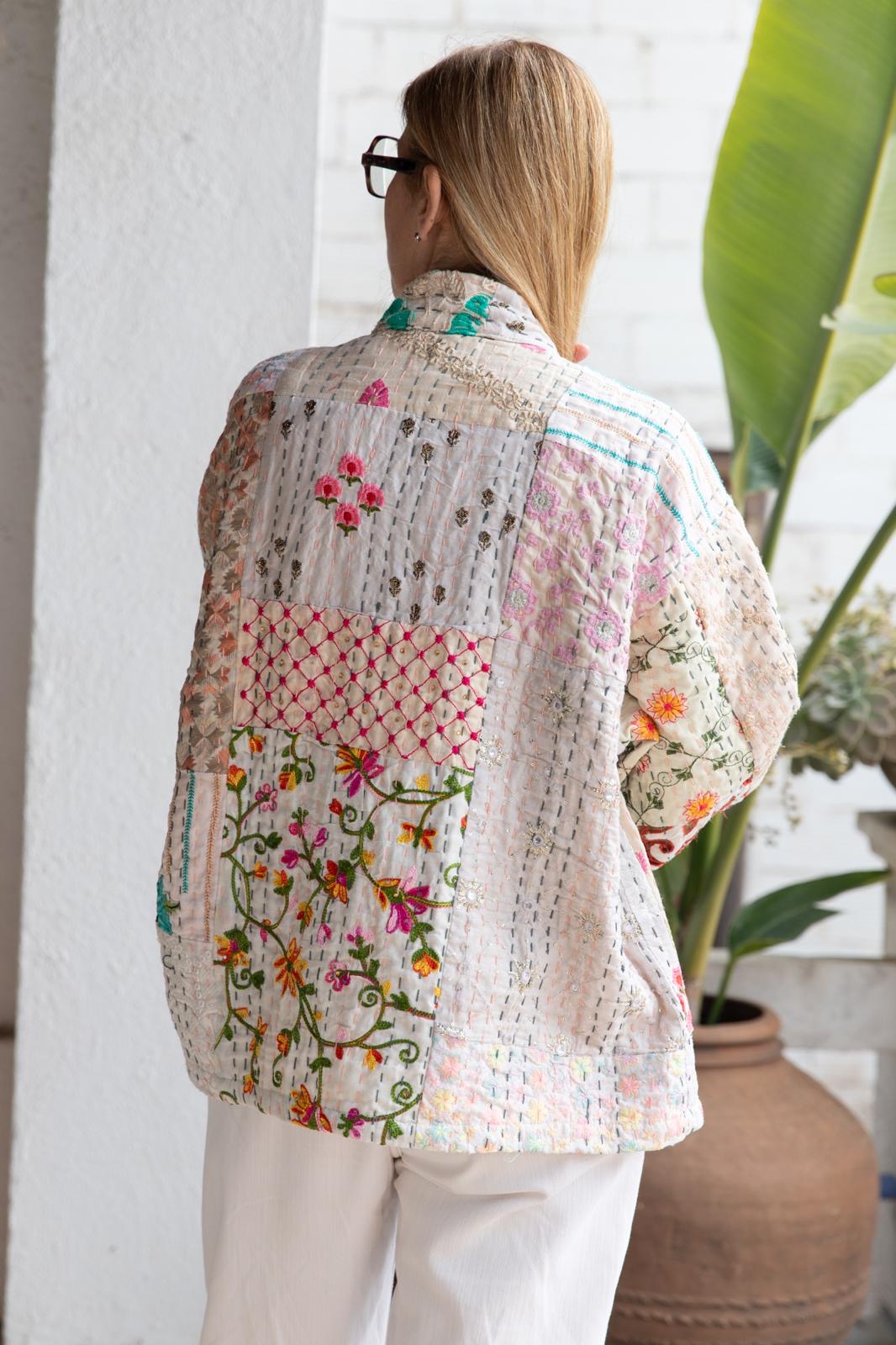 Old Kantha Patchwork Jacket