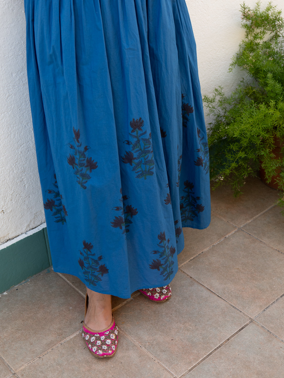 Cuca blue skirt