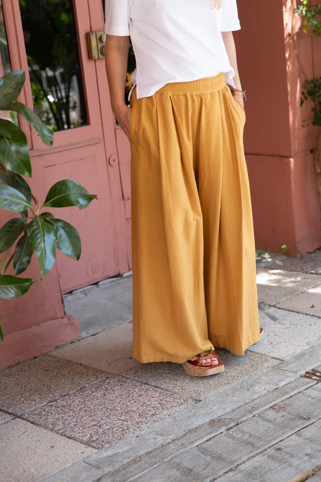 Mustard pants