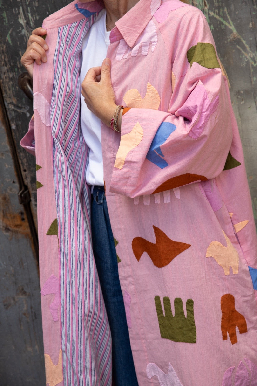 Amal light pink jacket