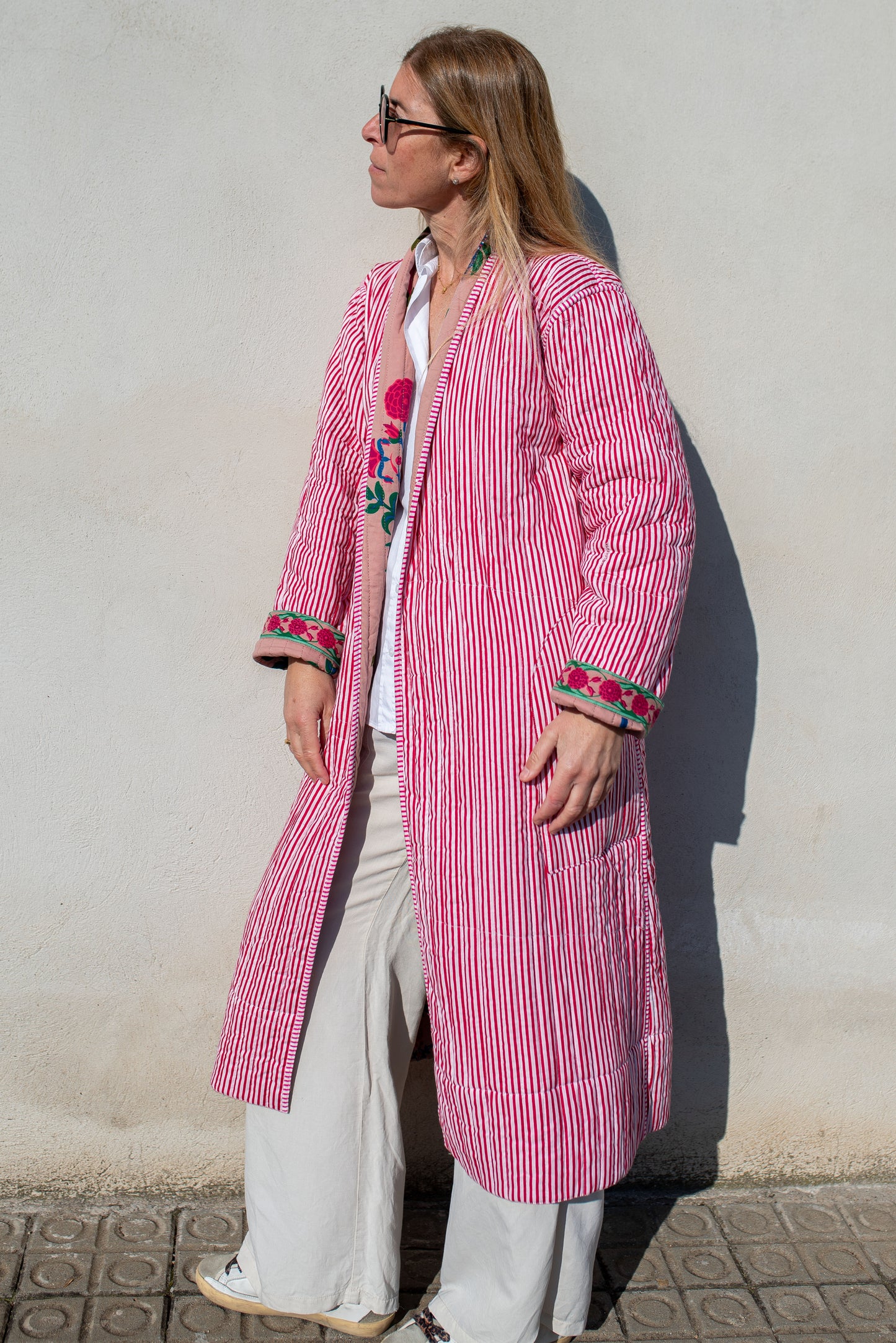 Quilted Palm Tree Jacket